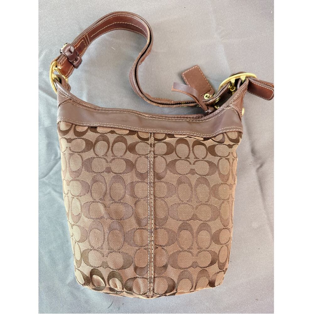 Coach Bleecker Signature Jacquard Duffle Bag 11437